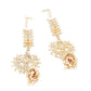 Traditional Rhinestone Earring & Maang Tikka set - Rajwada