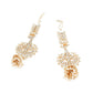 Traditional Rhinestone Earring & Maang Tikka set - Rajwada