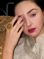Trendy Drop Shape Finger Ring - Rajwada