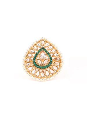 Trendy Drop Shape Finger Ring - Rajwada