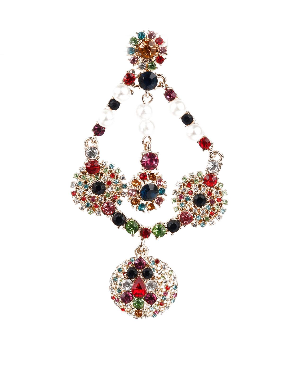 TRENDY MULTICOLORED HOOP EARRINGS - Rajwada