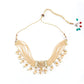 Trendy Off-white Pearl Choker Set - Rajwada