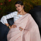 Trendy Pink Pleated Silk Saree - Rajwada