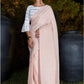 Trendy Pink Pleated Silk Saree - Rajwada