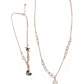 Two-piece necklace with a heart-shaped pendant - Rajwada