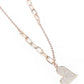Two-piece necklace with a heart-shaped pendant - Rajwada