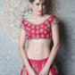 UNIQUE HEAVY PINK MAANGTIKKA - Rajwada