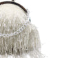 Vintage Silver Beaded Tassel Batua - Rajwada
