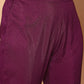 Rajwada Purple Silk Blend Embroidered Stitched Kurta set for Women