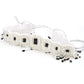 White And Black Pearl Beads Velvet Base Belt - Rajwada
