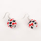 White And Red Beaded Multi-Strand Necklace Set With Earrings - Rajwada