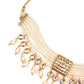 White Beaded Kundan Choker Necklace - Rajwada