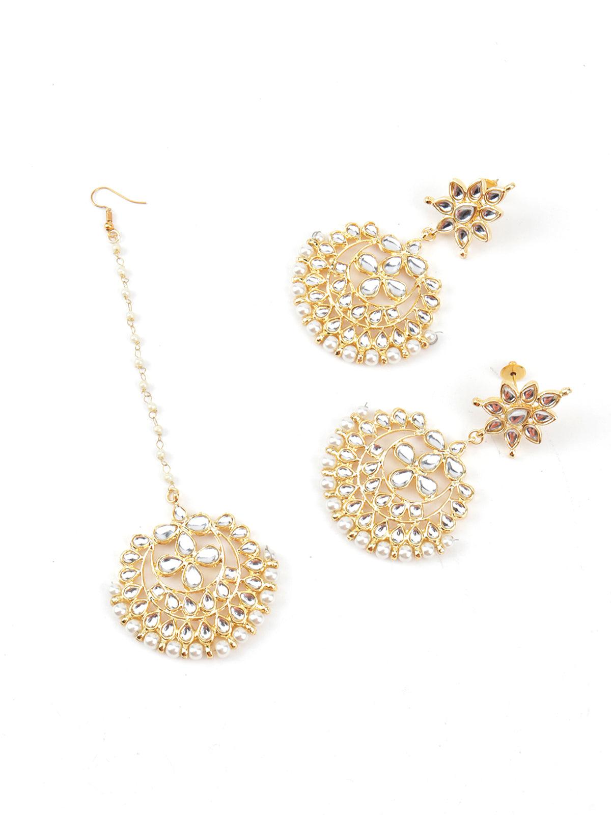 White Choker Set - Rajwada