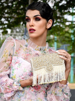 WHITE CLUTCH FOR WOMEN - Odette