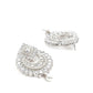 White Long Necklace With Maangtikka Set - Rajwada