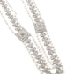 White Long Necklace With Maangtikka Set - Rajwada