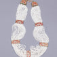 White multi-layered tradtional necklace - Rajwada