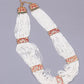 White multi-layered tradtional necklace - Rajwada