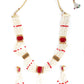 White Multi-String Pearl Necklace set - Rajwada