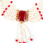 White Multi-String Pearl Necklace set - Rajwada