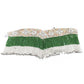 White Pearl , Green And Rhinestone Velvet Base Belt - Rajwada