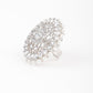 White Pearl Royal Finger Ring - Rajwada