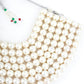White pearl U Shaped Necklace - Rajwada