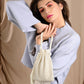Winsome White Pearly Potli - Rajwada