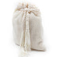 Winsome White Pearly Potli - Rajwada