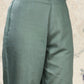 Rajwada Sea Green Cotton Front Yoke Gathered Stitched Kurta Set For Women