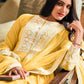 Yellow Color Georgette Plazzo Suit - Rajwada