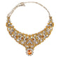 Yellow Crystal Necklace Set - Rajwada