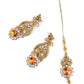 Yellow Crystal Necklace Set - Rajwada